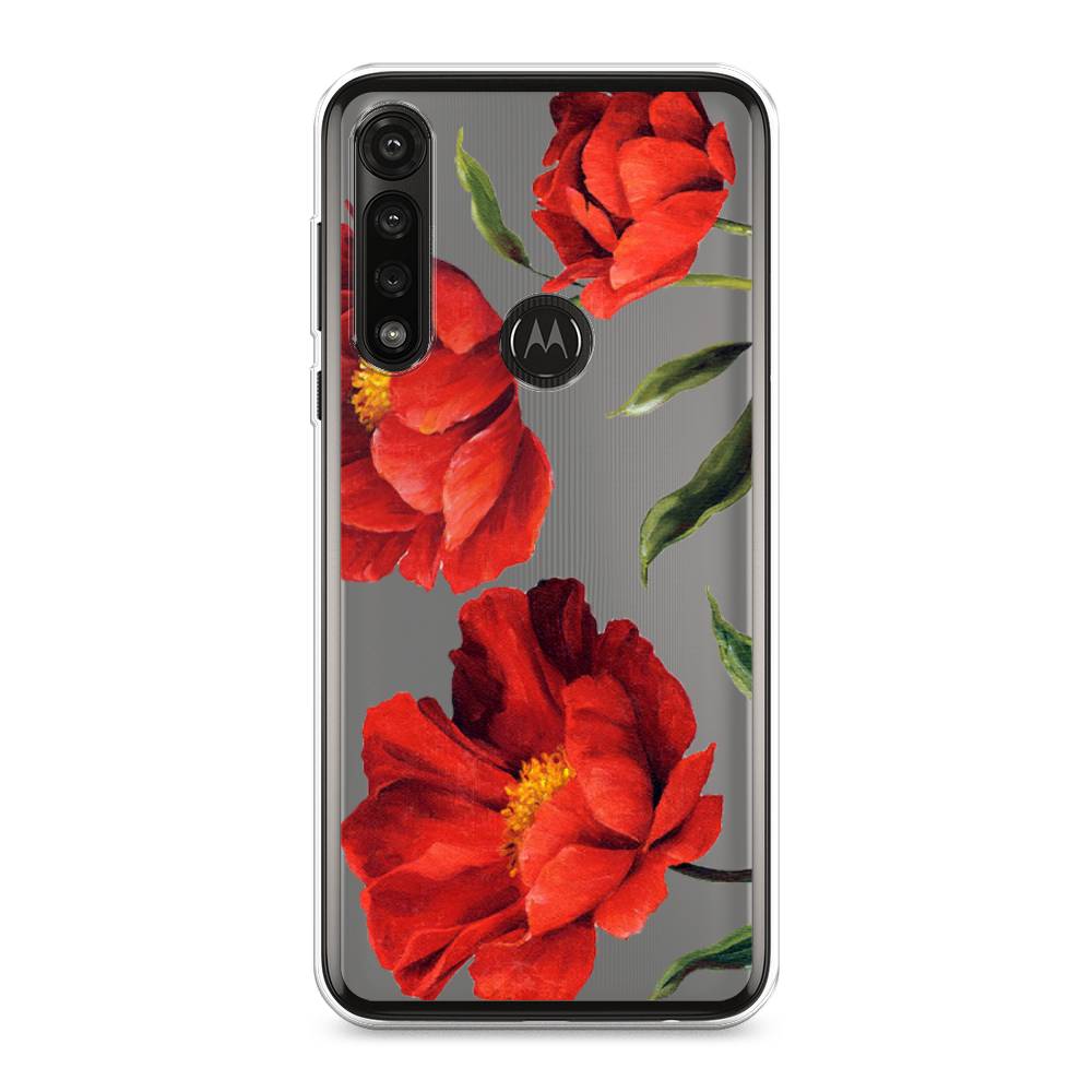 

Чехол Awog на Motorola Moto G Power 2020 "Красные маки", Разноцветный, 242650-8