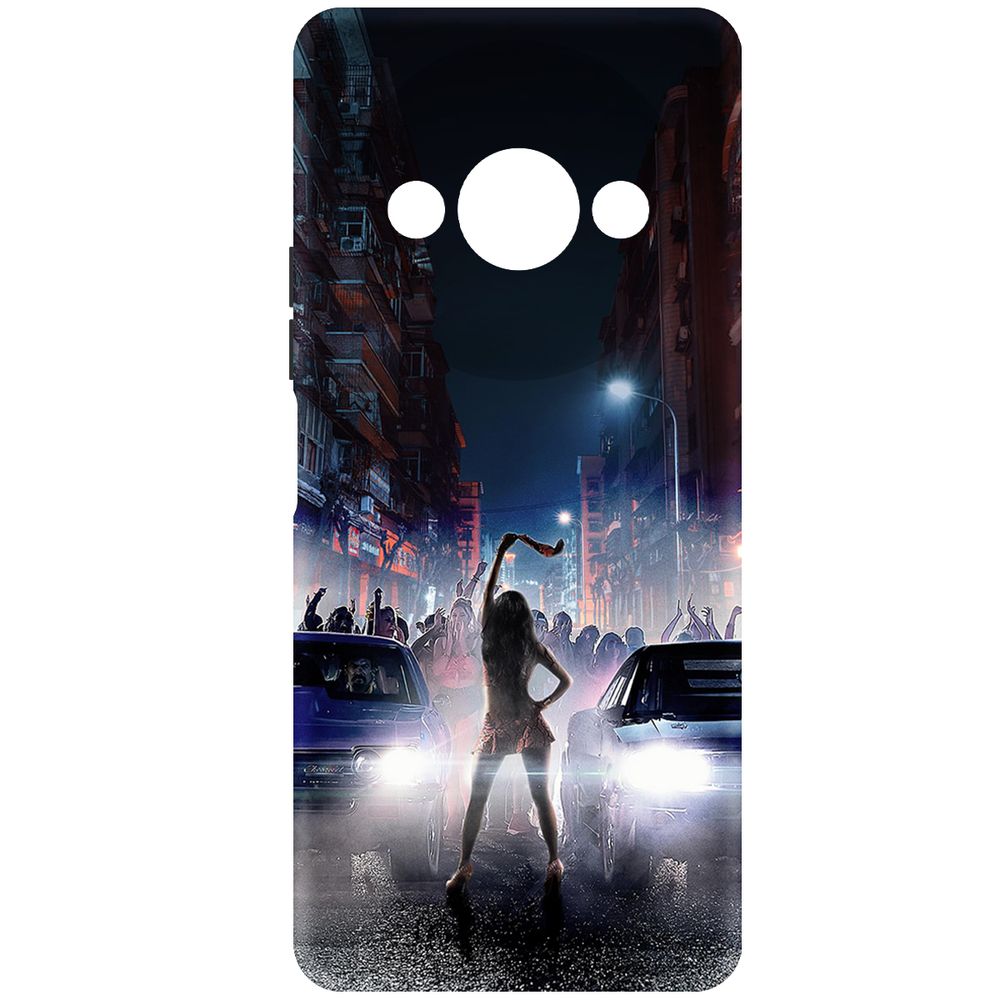 

Чехол-накладка Krutoff Soft Case Форсаж. Стритрейсинг для Xiaomi Redmi A3x черный