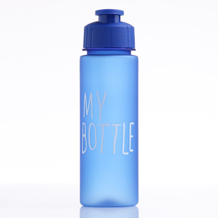 

Бутылка для воды "My bottle", 500 мл, 21 х 6 см, Синий, My bottle