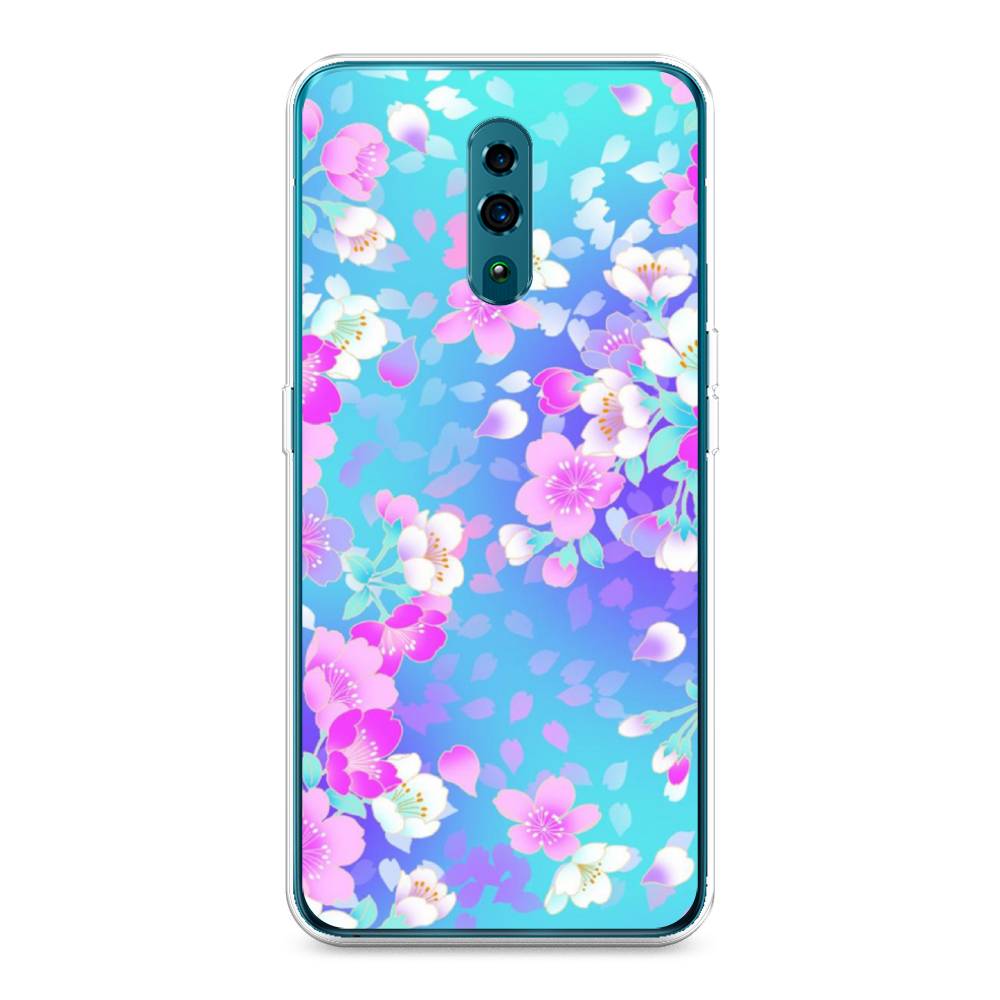 

Чехол Awog на Oppo Reno "Яблоневые цветы", Разноцветный, 250750-8