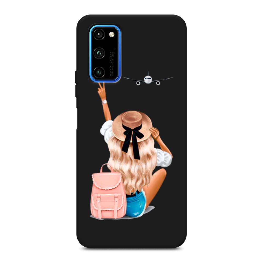 

Чехол Awog на Honor V30 Pro "Автостопом самолетом", Бежевый;белый, 611452-1