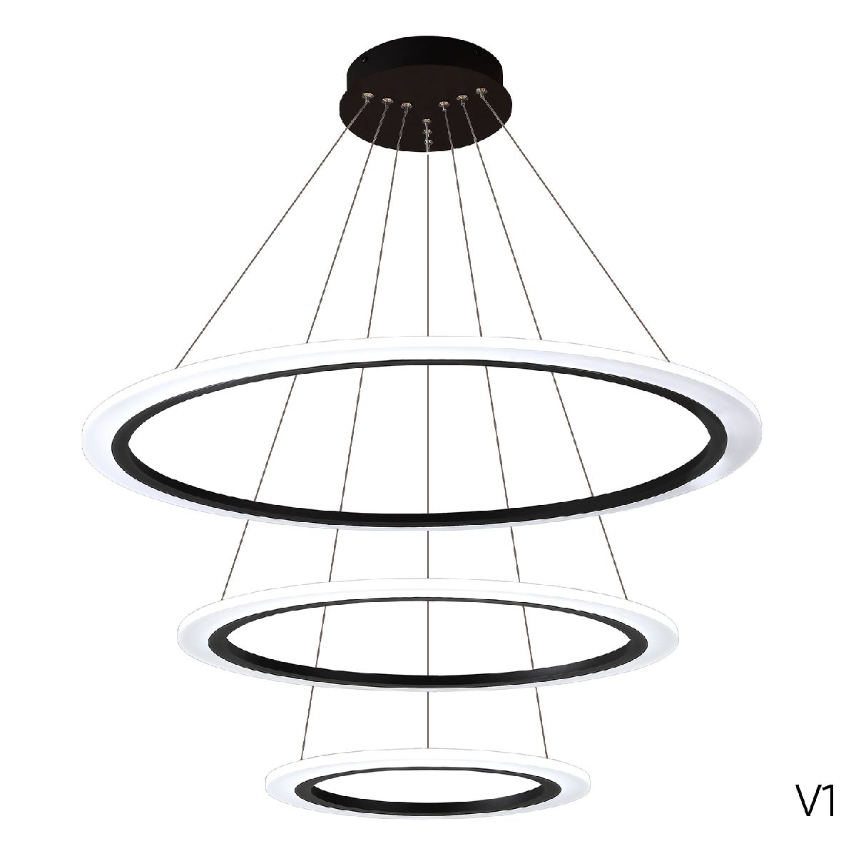 

Люстра Crystal Lux MANZANA SP67W LED BLACK