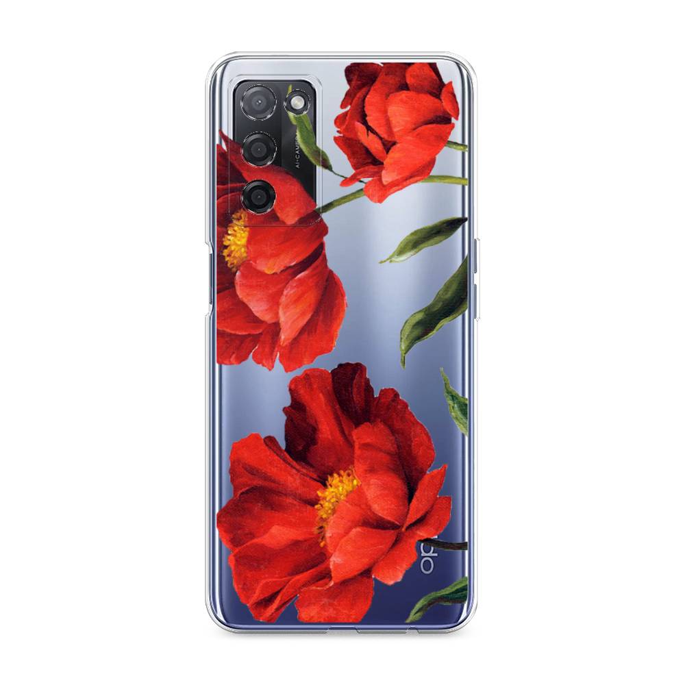 

Чехол Awog на Oppo A55 5G "Красные маки", Разноцветный, 256250-8