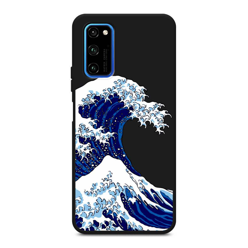 

Чехол Awog на Honor V30 Pro "Волна в Канагаве", Синий;белый, 611452-1