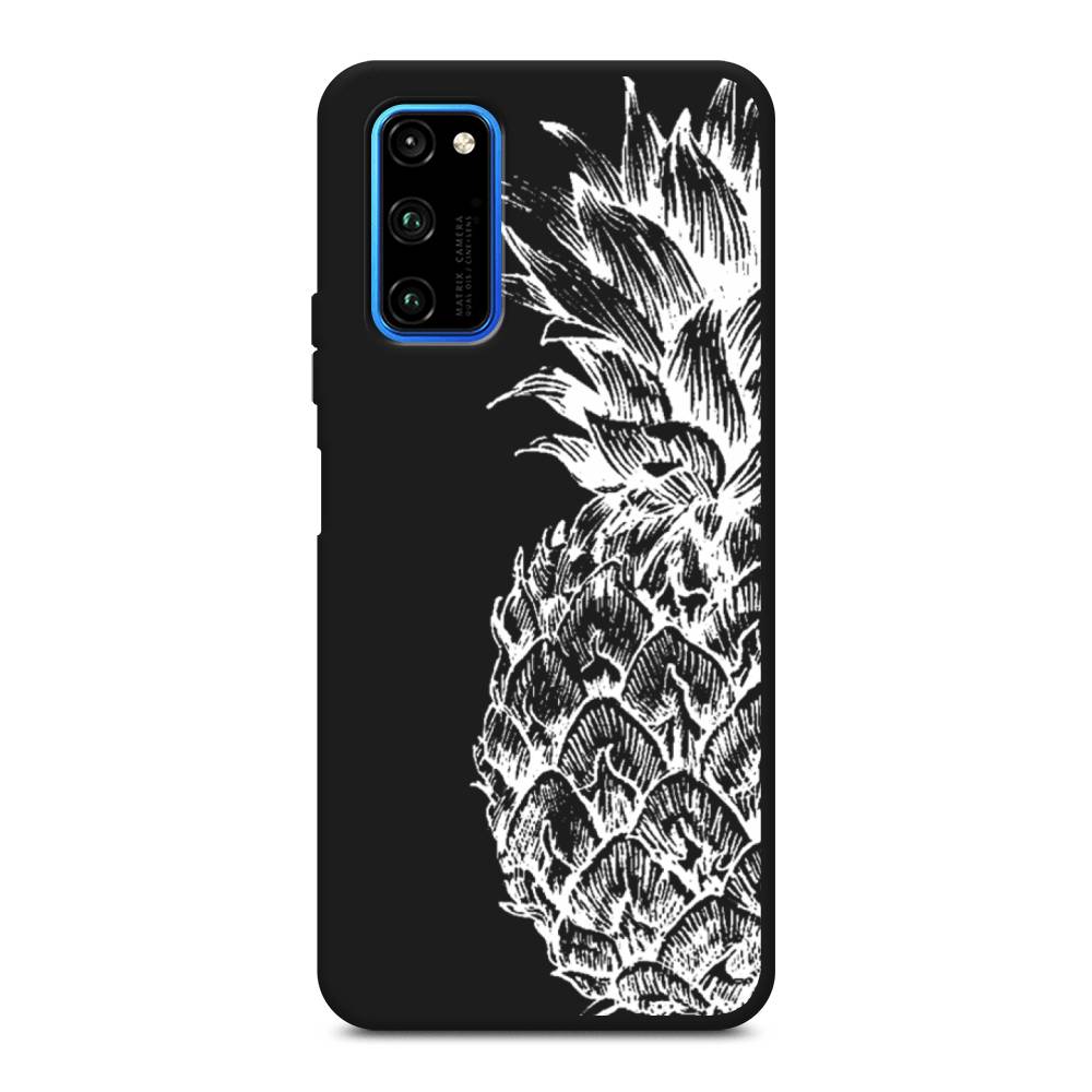 

Чехол Awog на Honor V30 Pro "Ананас графика белая", Белый, 611452-1