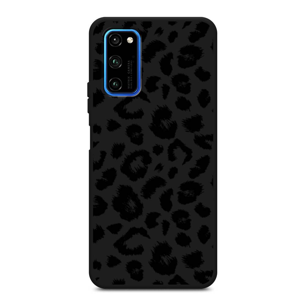 

Чехол Awog на Honor V30 Pro "Окрас леопарда фон", Черный, 611452-1