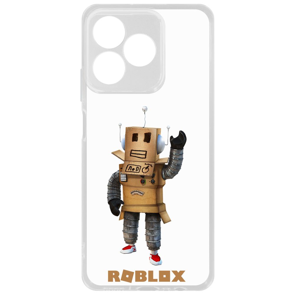

Чехол-накладка Krutoff Clear Case Roblox-Мистер Робот для Realme C63, Прозрачный