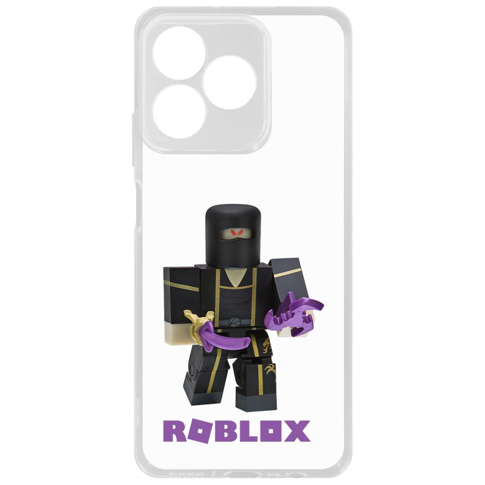 

Чехол-накладка Krutoff Clear Case Roblox-Ниндзя Ассасин для Realme C63, Прозрачный