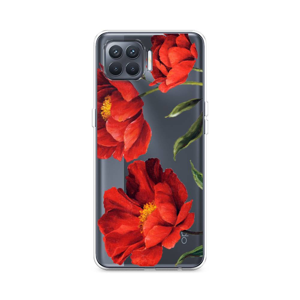 

Чехол Awog на Oppo Reno 4 Lite/A93 "Красные маки", Разноцветный, 255350-8