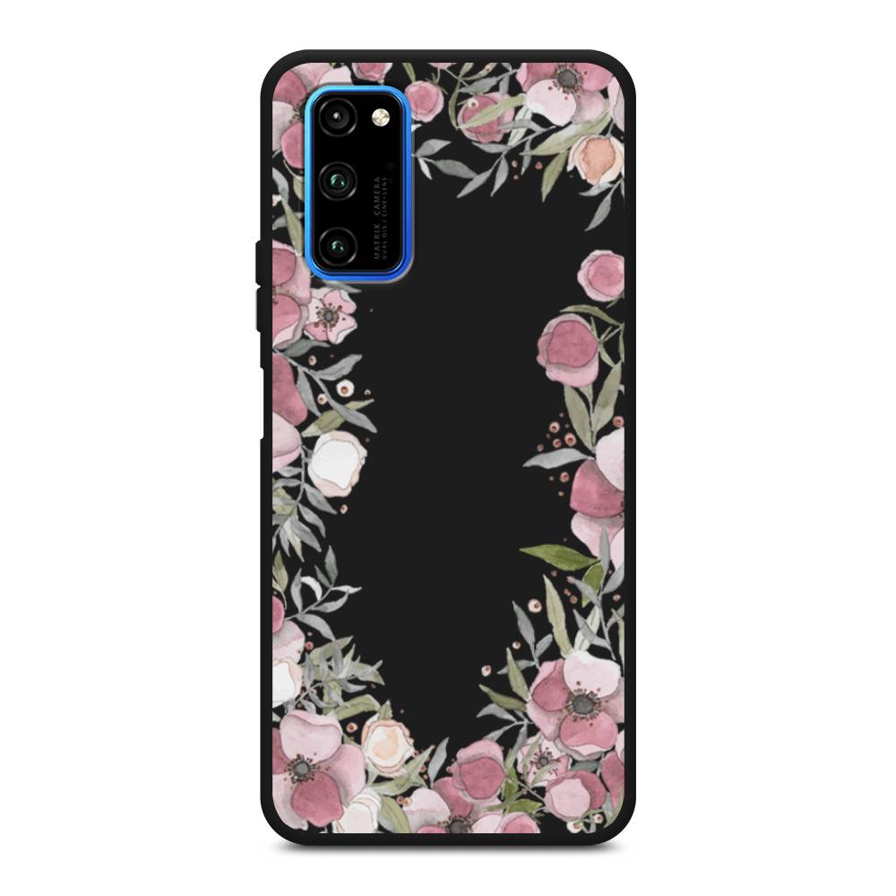 

Чехол Awog на Honor V30 Pro "Розовая цветочная рамка", Розовый;зеленый, 611452-1