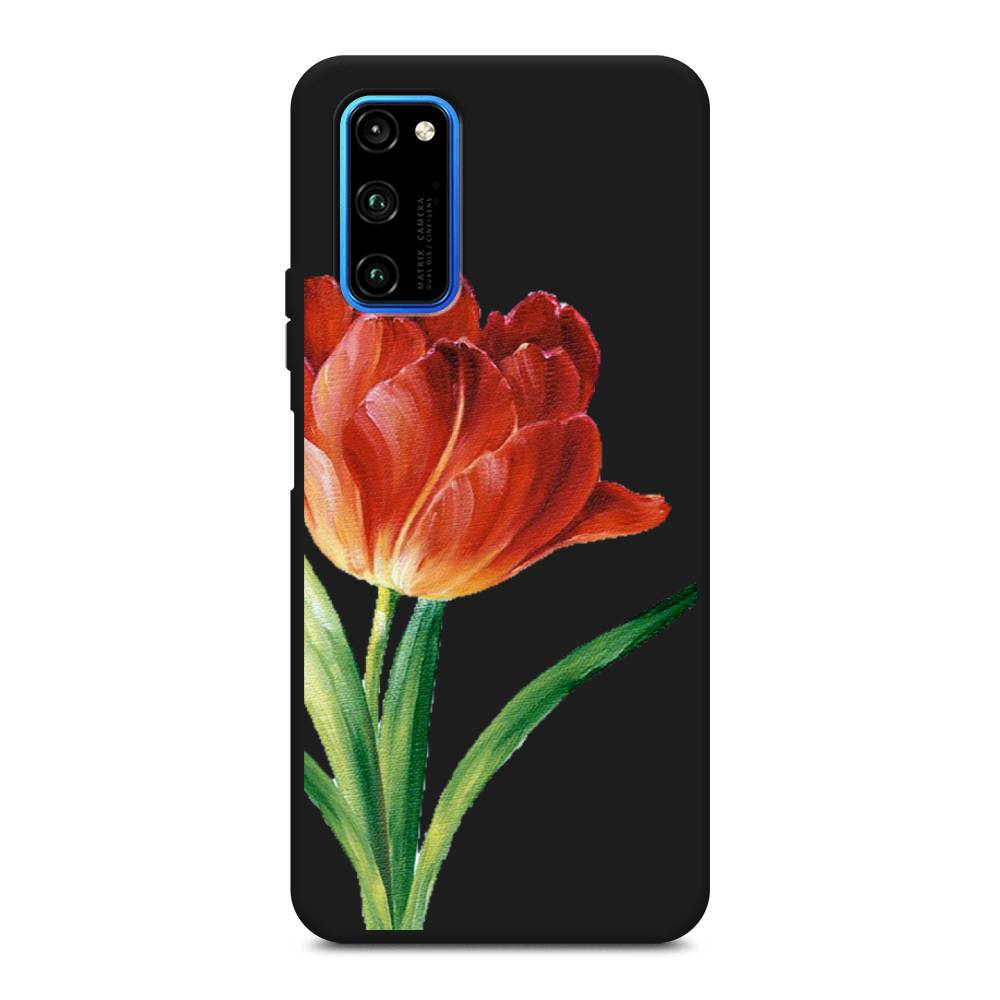 

Чехол Awog на Honor V30 Pro "Красный тюльпан", Оранжевый;зеленый, 611452-1