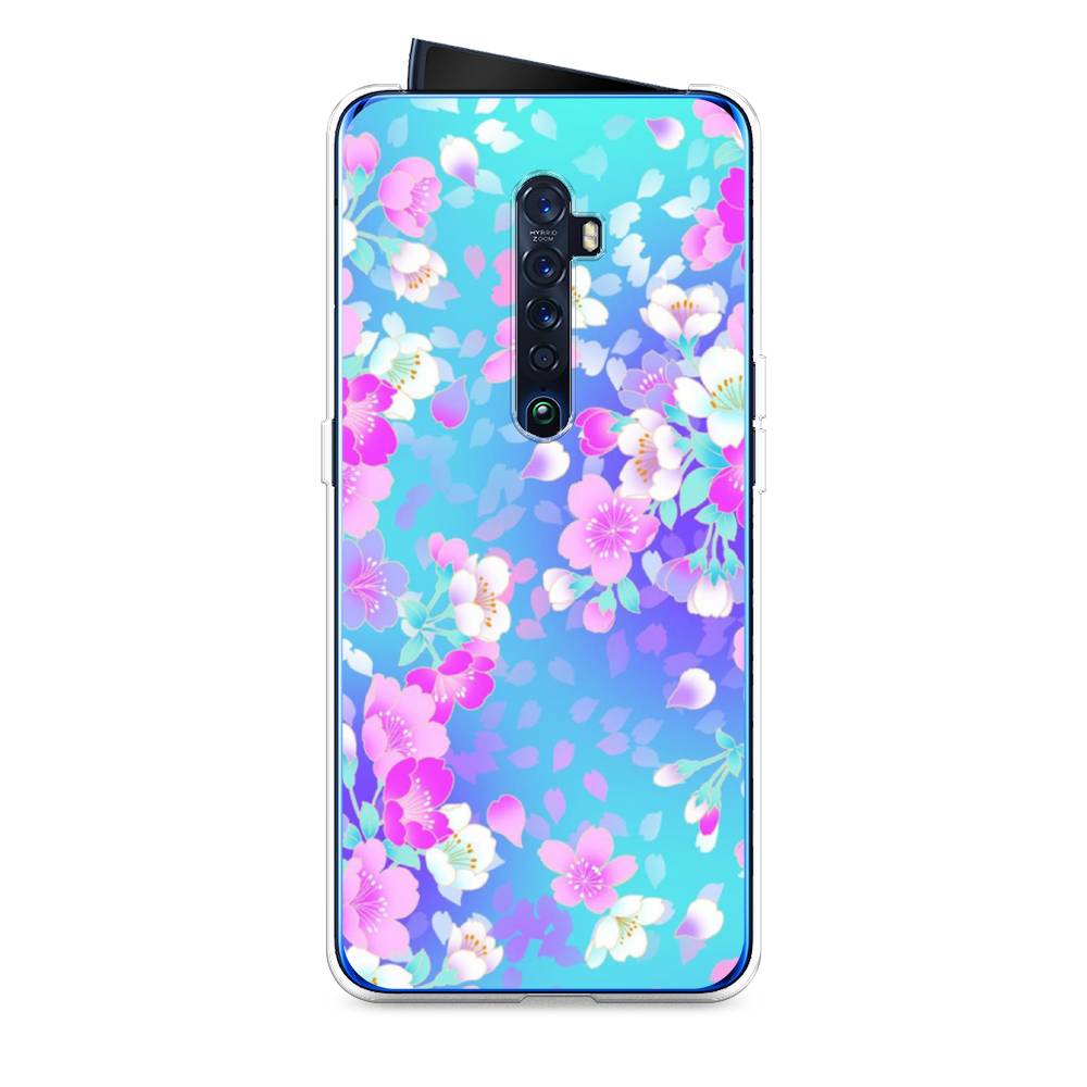 

Чехол Awog на Oppo Reno 2 "Яблоневые цветы", Разноцветный, 253550-8