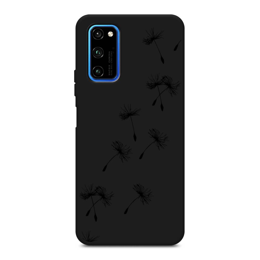 

Чехол Awog на Honor V30 Pro "Летящие одуванчики", Черный, 611452-1