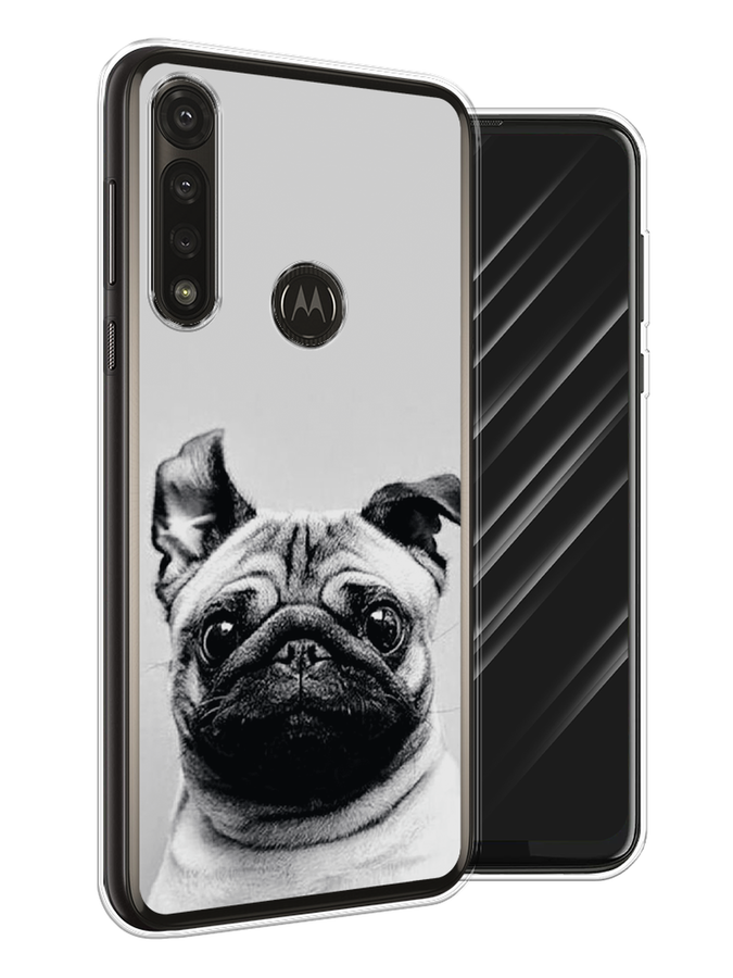 

Чехол Awog на Motorola Moto G Power 2020 "Ушастый мопс", Разноцветный, 242650-1