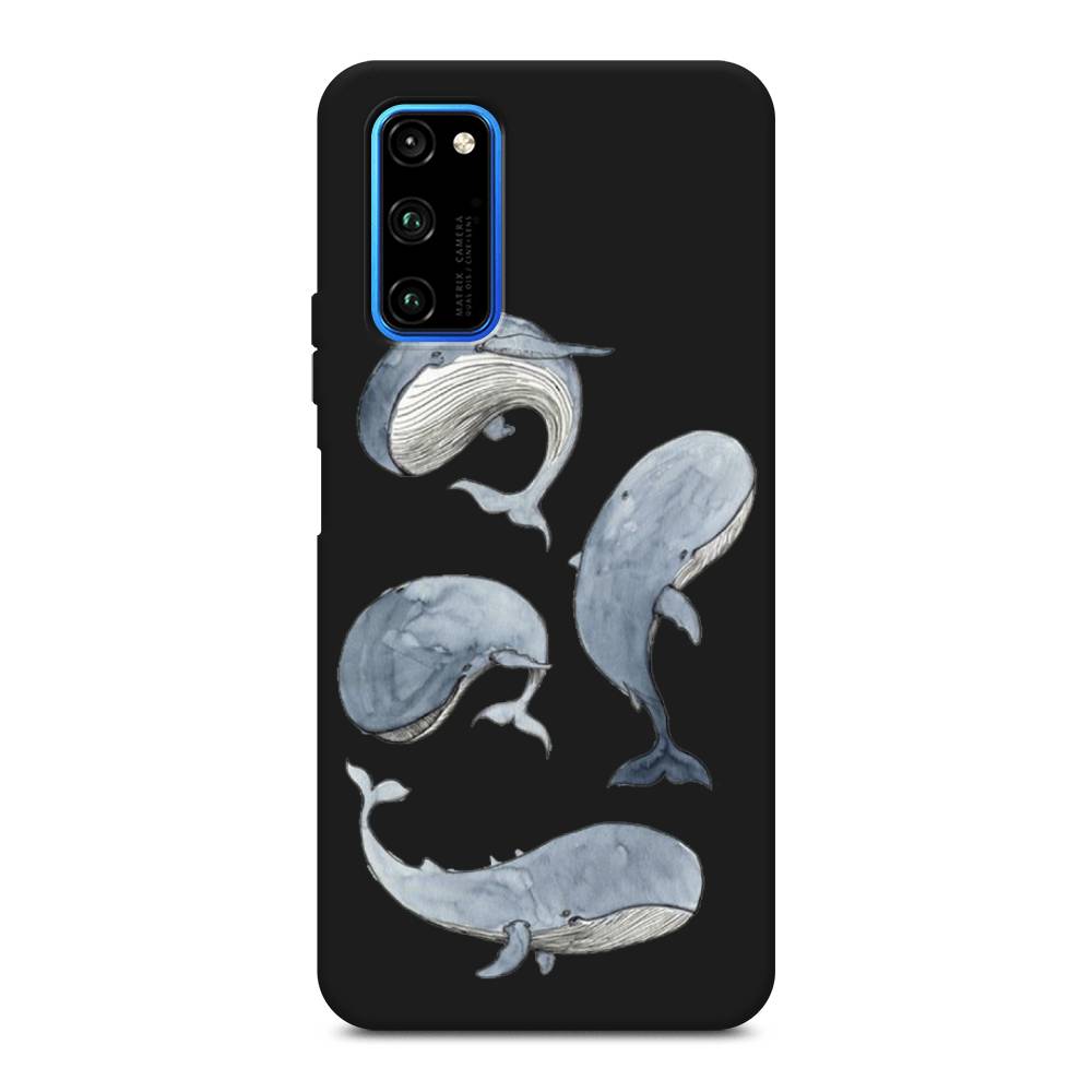 

Чехол Awog на Honor V30 Pro "Киты", Голубой;белый;прозрачный, 611452-1