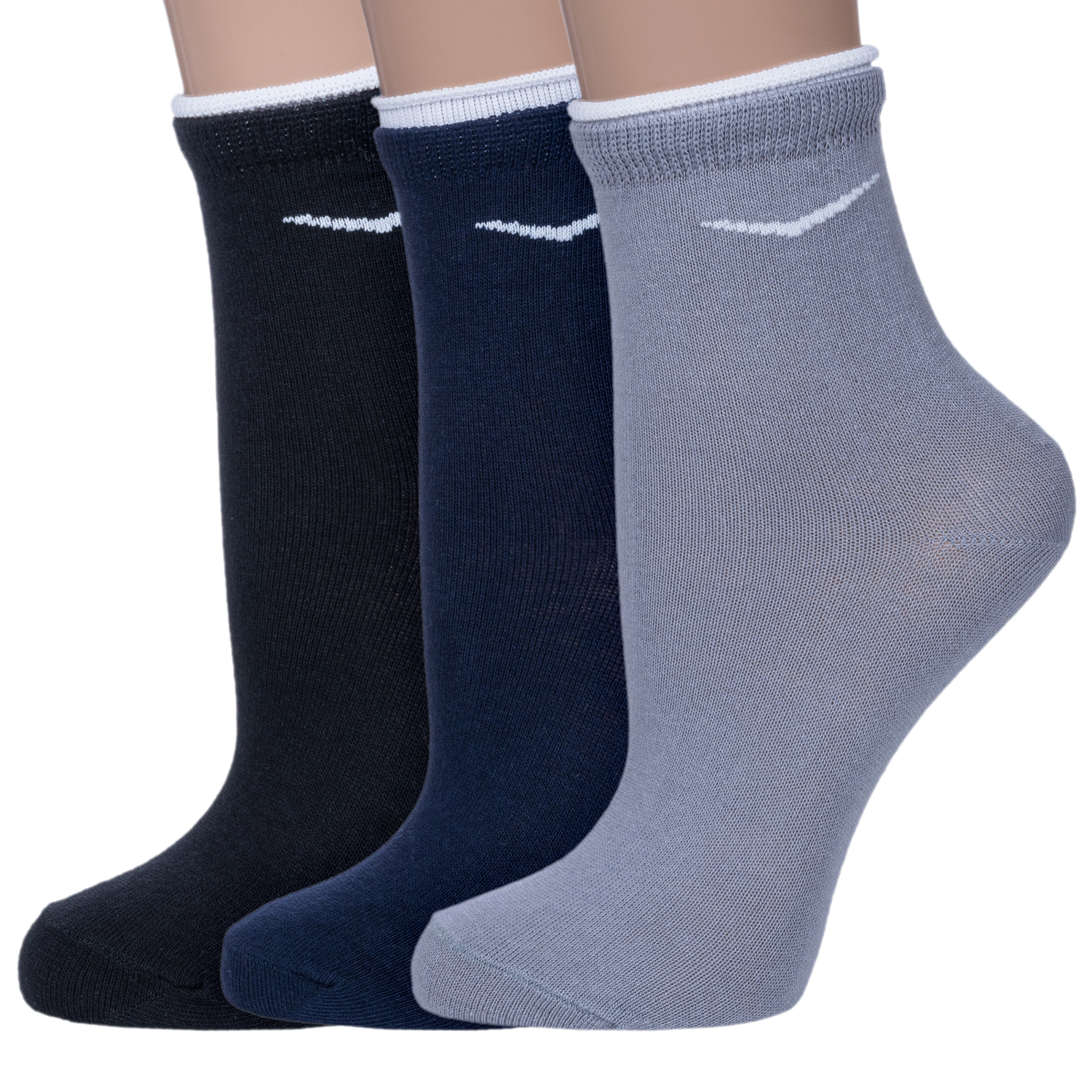 Комплект носков женских НАШЕ 3-4С63 разноцветных 25