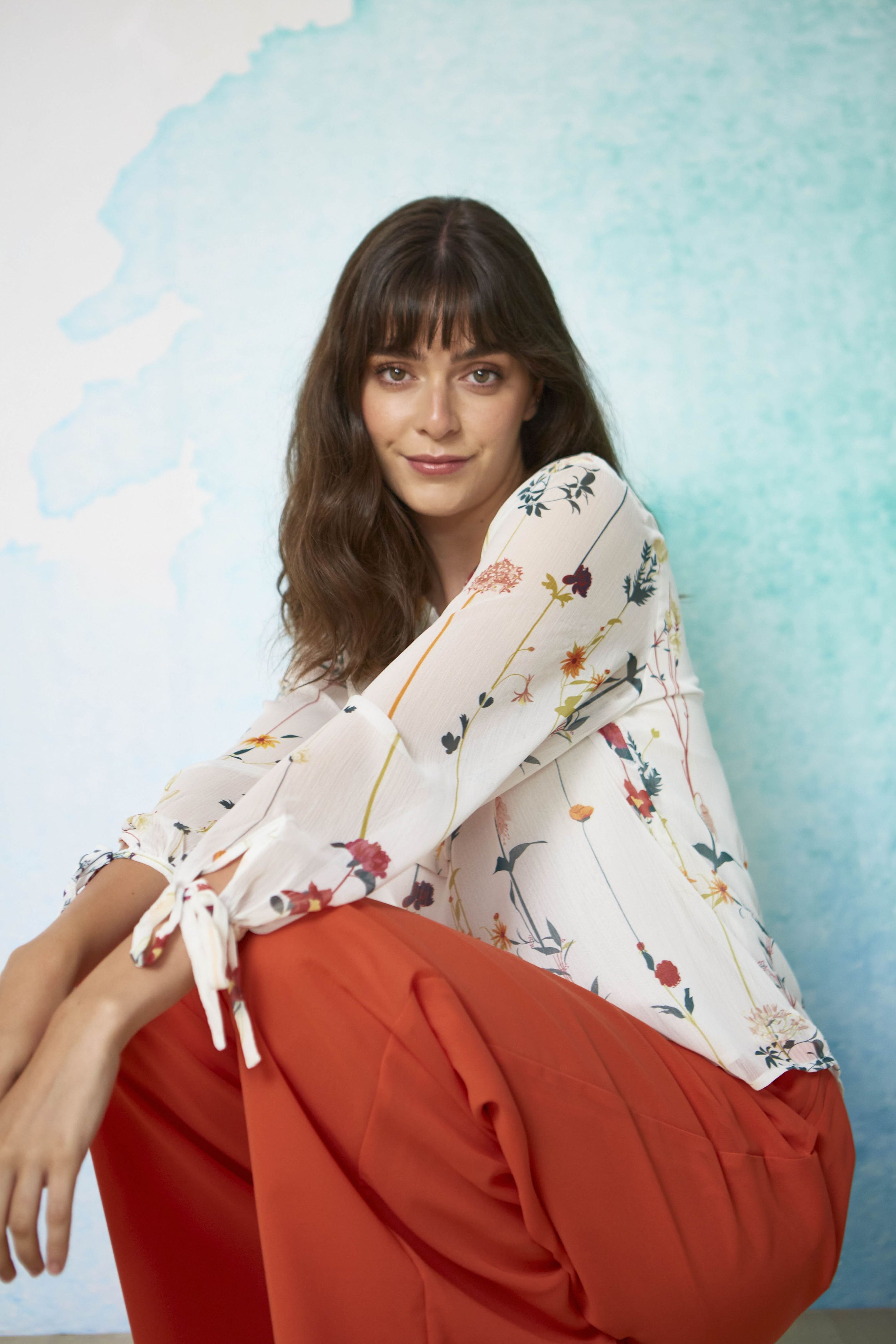 Брюки женские Md'M 47325084 красные 50 RU