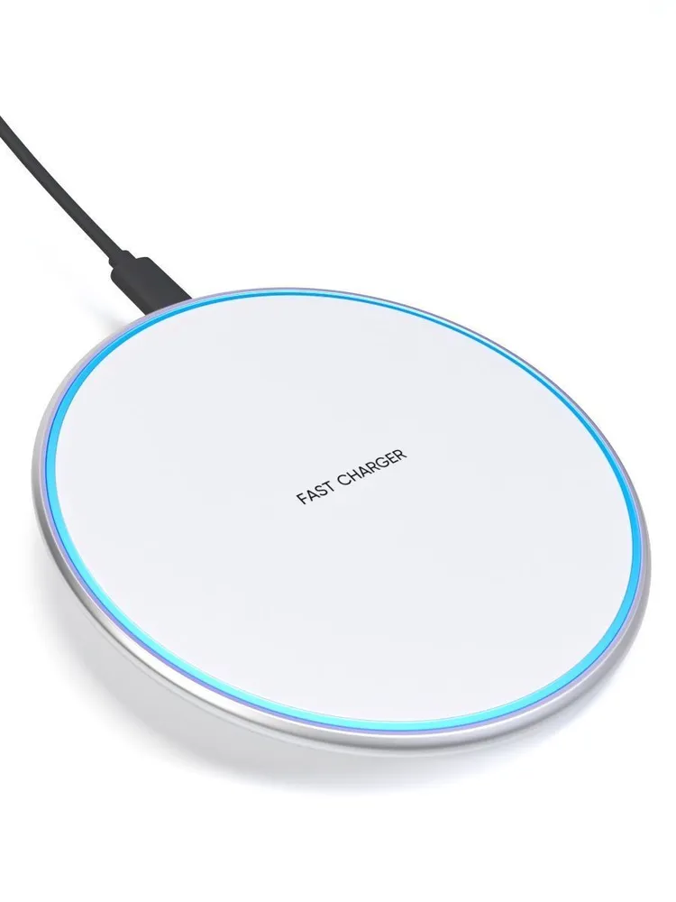 

Беспроводное зарядное устройство NoBrand БЗУ USB-C, 10 W белый (00006422), БЗУ USB-C