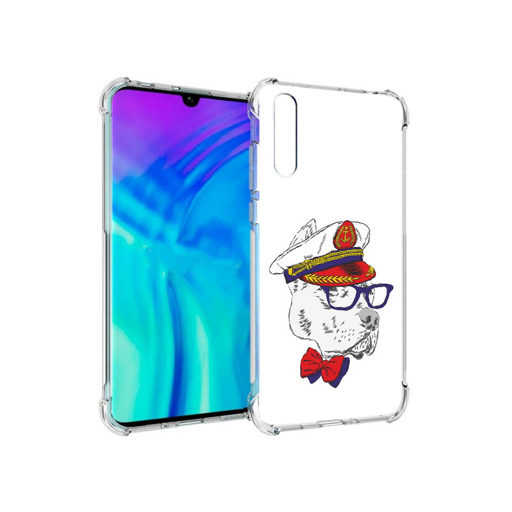 

Чехол MyPads Tocco для Huawei Enjoy 10s бульдог, Прозрачный, Tocco