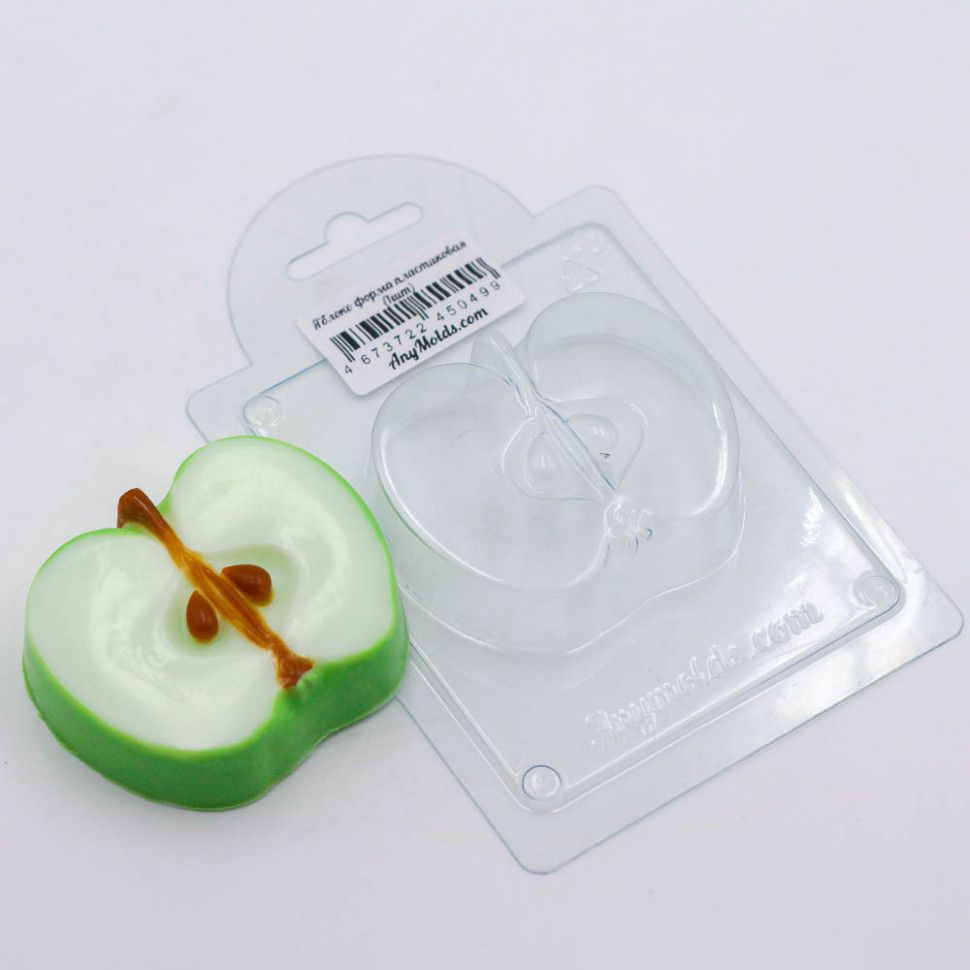 

Яблоко форма из пластика для мыла, шоколада AnyMolds