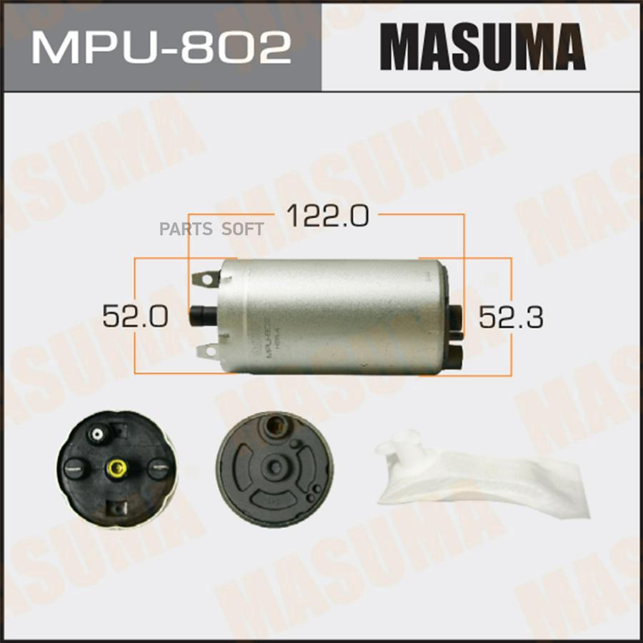Насос топливный Subaru 1.5-2.0 (+сетка MPU001) Masuma