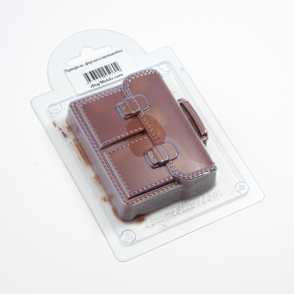

Портфель форма из пластика для мыла, шоколада AnyMolds