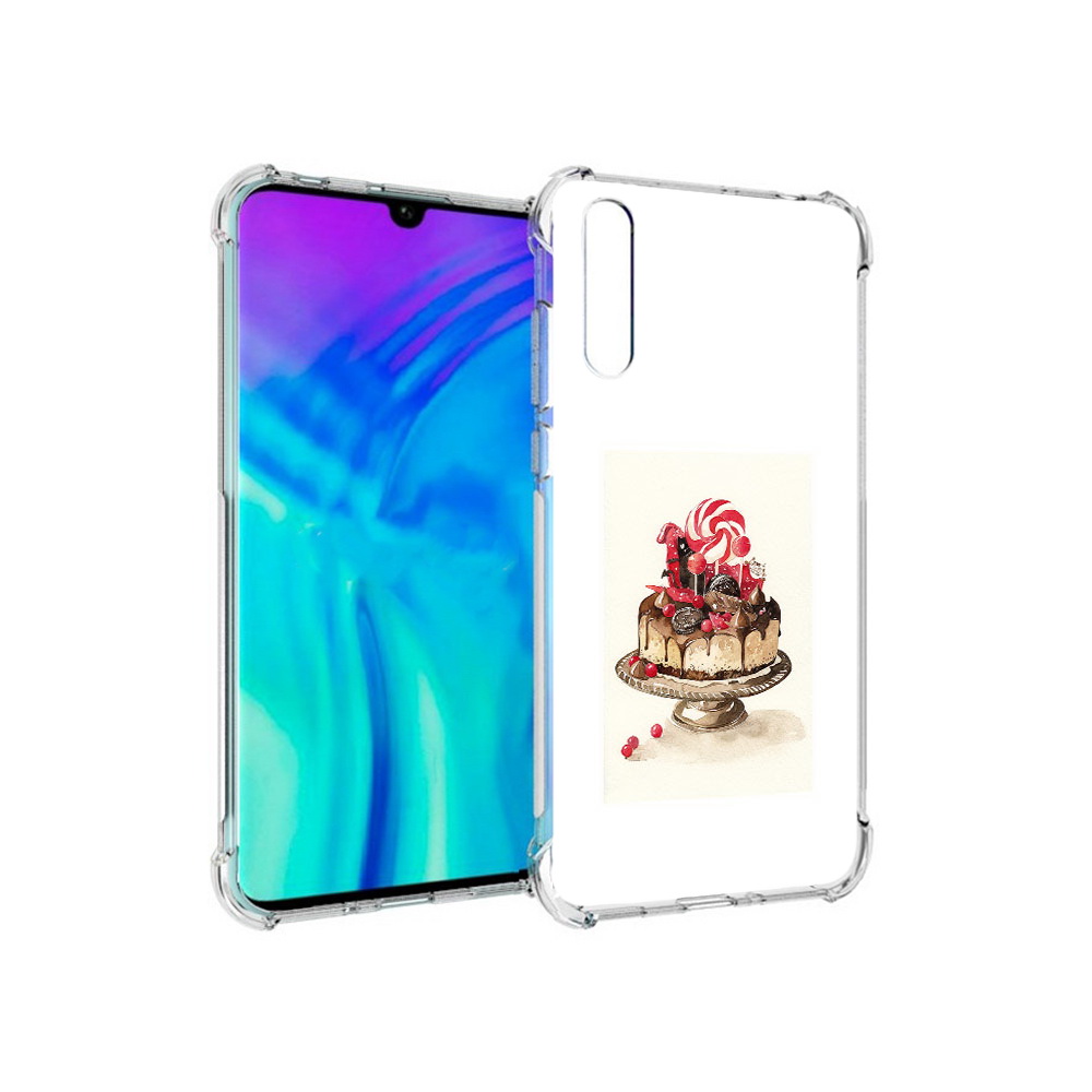 

Чехол MyPads Tocco для Huawei Enjoy 10s вкусный торт, Прозрачный, Tocco