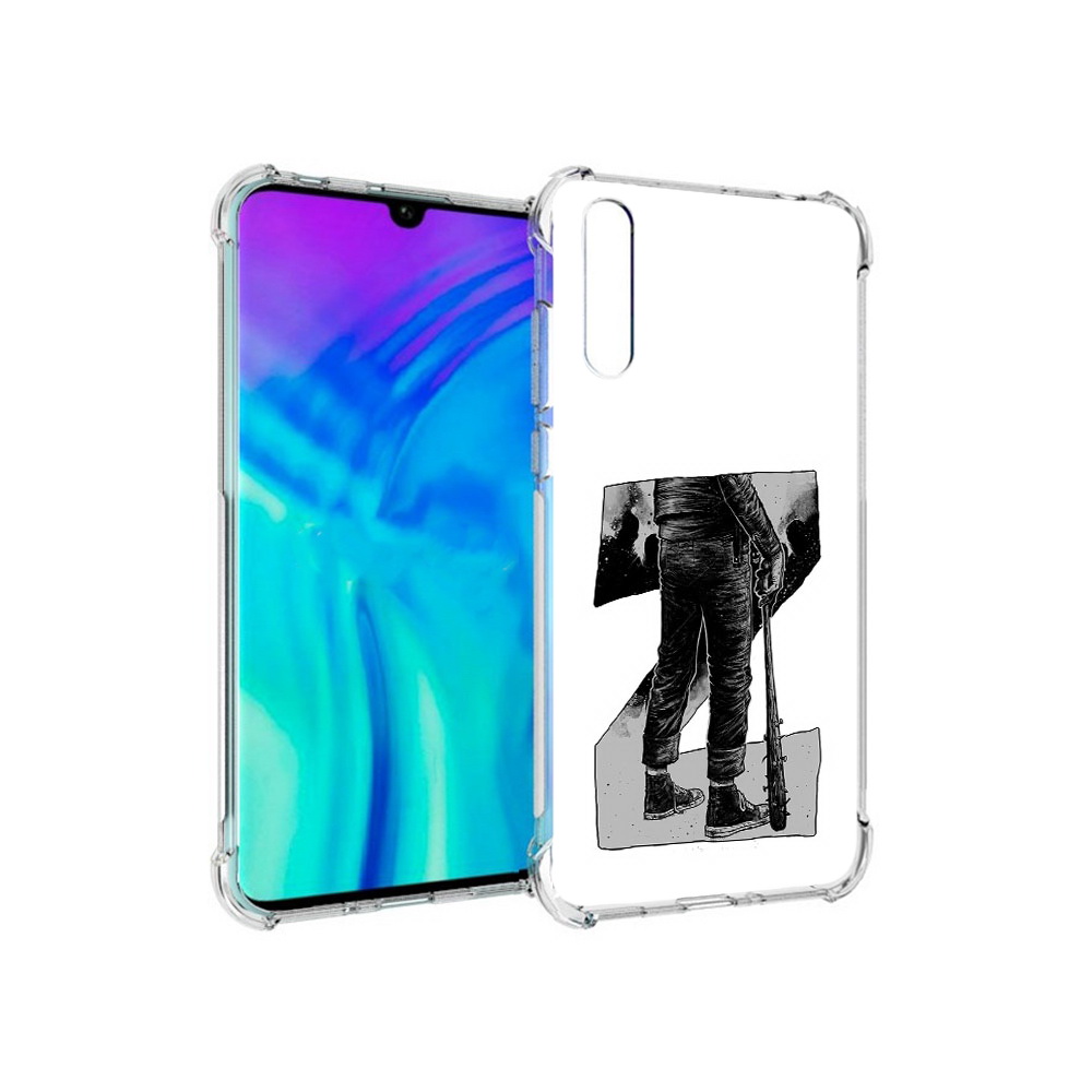

Чехол MyPads Tocco для Huawei Enjoy 10s воин черно белый, Tocco