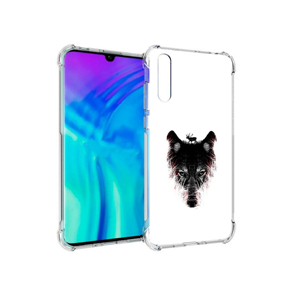 

Чехол MyPads Tocco для Huawei Enjoy 10s волк в траве, Прозрачный, Tocco