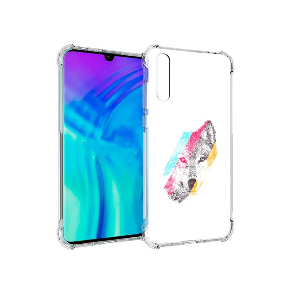 

Чехол MyPads Tocco для Huawei Enjoy 10s волк градиент, Прозрачный, Tocco