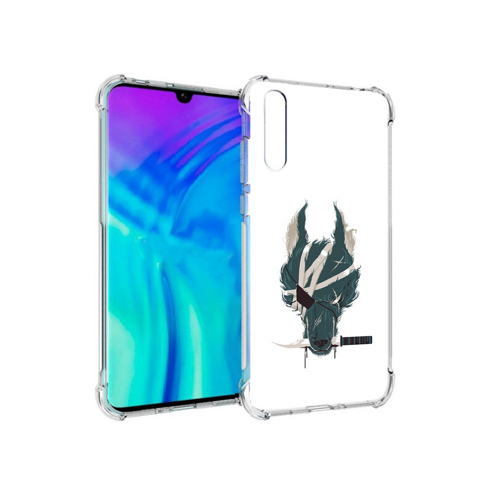 

Чехол MyPads Tocco для Huawei Enjoy 10s волк-разбойник, Прозрачный, Tocco