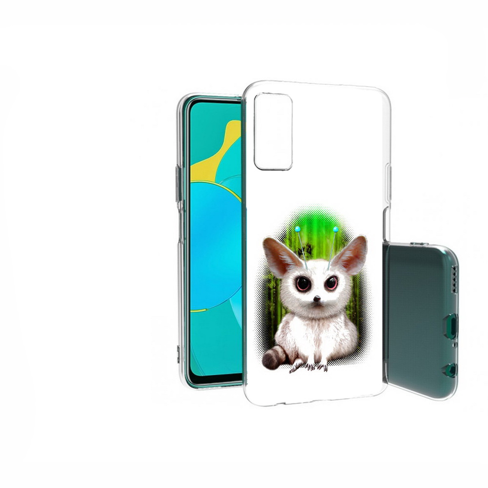 

Чехол MyPads Tocco для Huawei Honor 30S пушистое животное, Прозрачный, Tocco