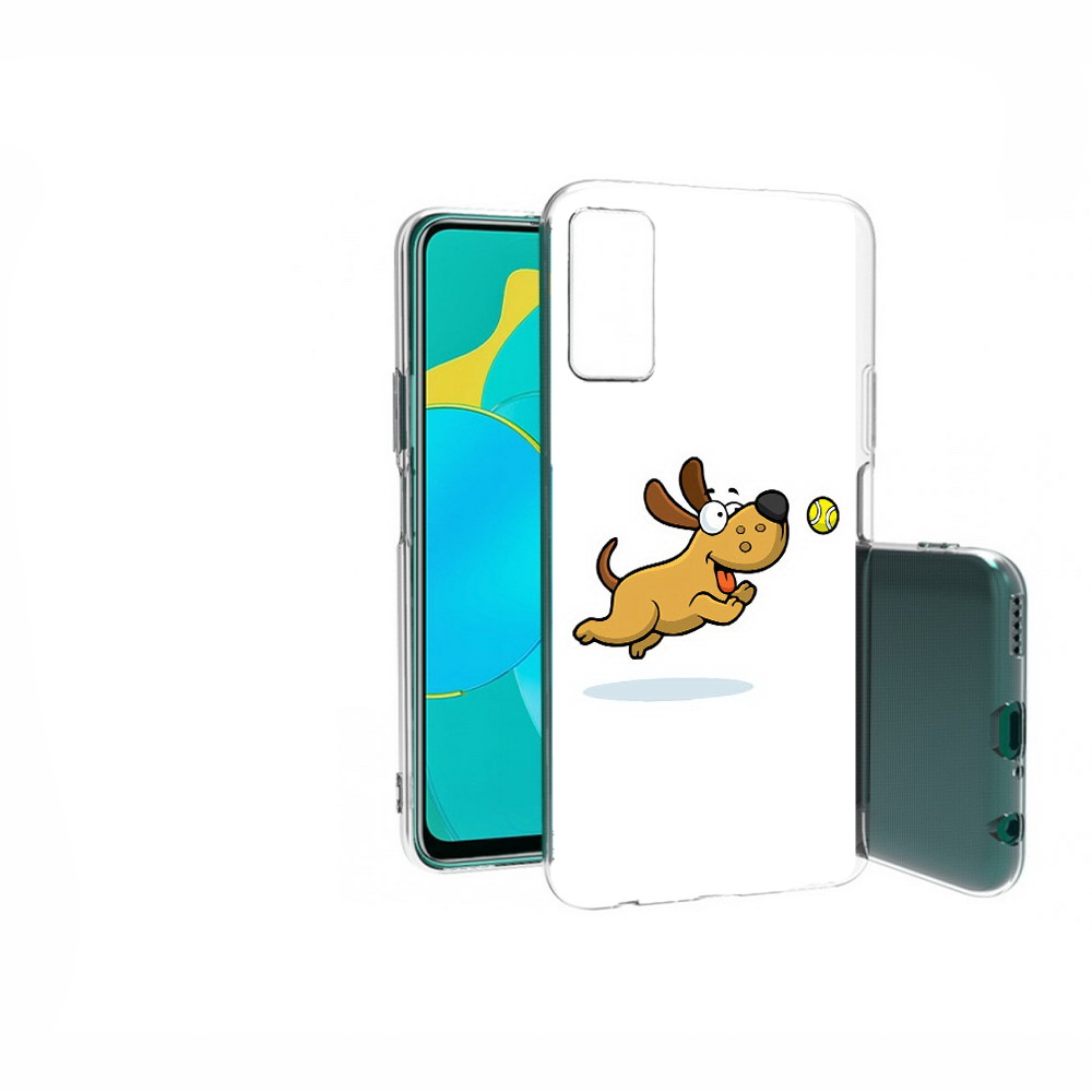 

Чехол MyPads Tocco для Huawei Honor 30S пёсик, Прозрачный, Tocco