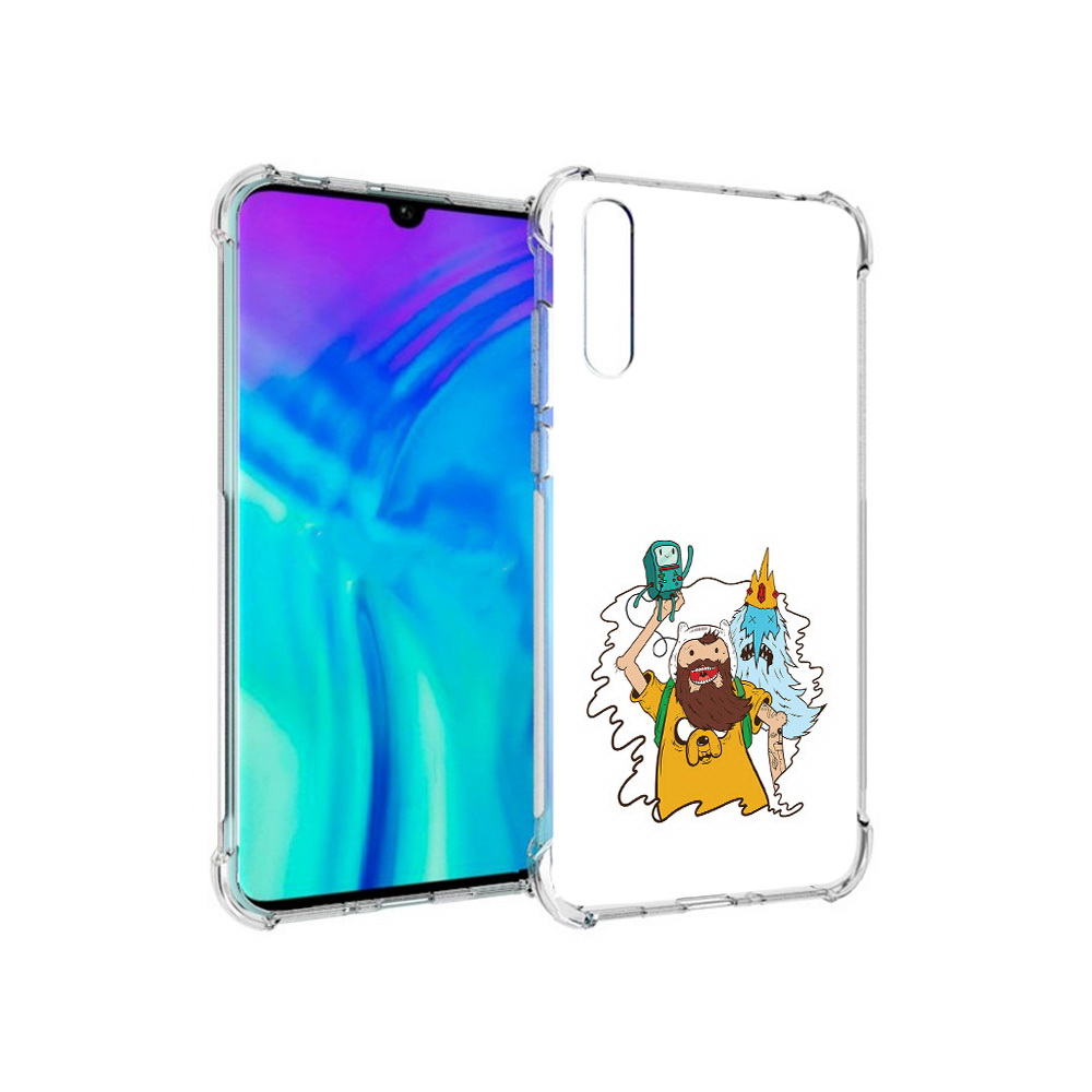 

Чехол MyPads Tocco для Huawei Enjoy 10s время приключений старый Финн, Прозрачный, Tocco