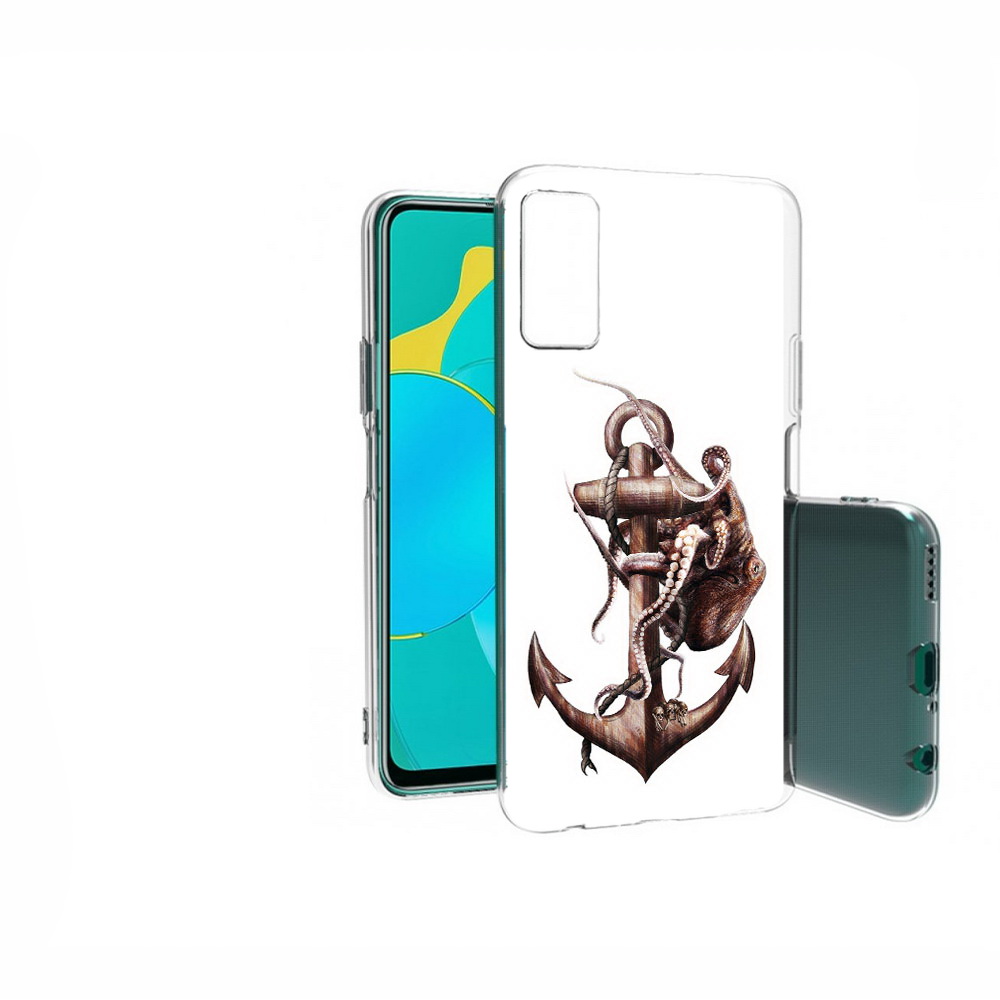 

Чехол MyPads Tocco для Huawei Honor 30S ржавый якорь, Прозрачный, Tocco