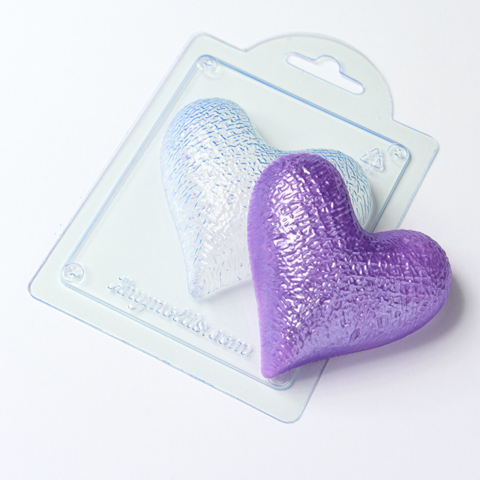 

Сердечко из ниток форма из пластика для мыла, шоколада AnyMolds