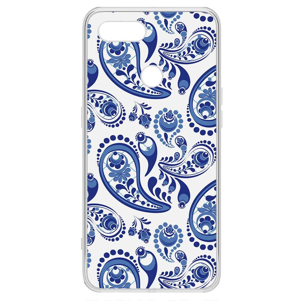 

Чехол-накладка Krutoff Clear Case Гжель для Oppo A5s, Прозрачный