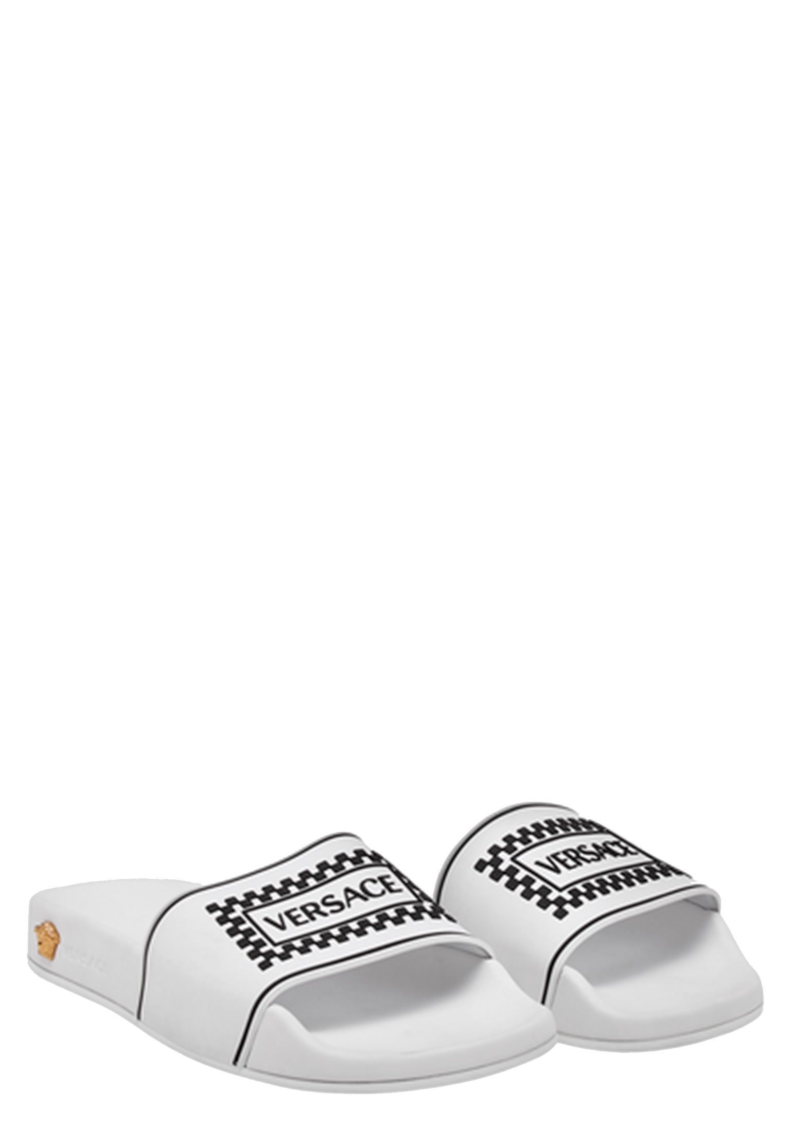 

Сланцы женские VERSACE 106193 белые 39 EU, Белый, 106193