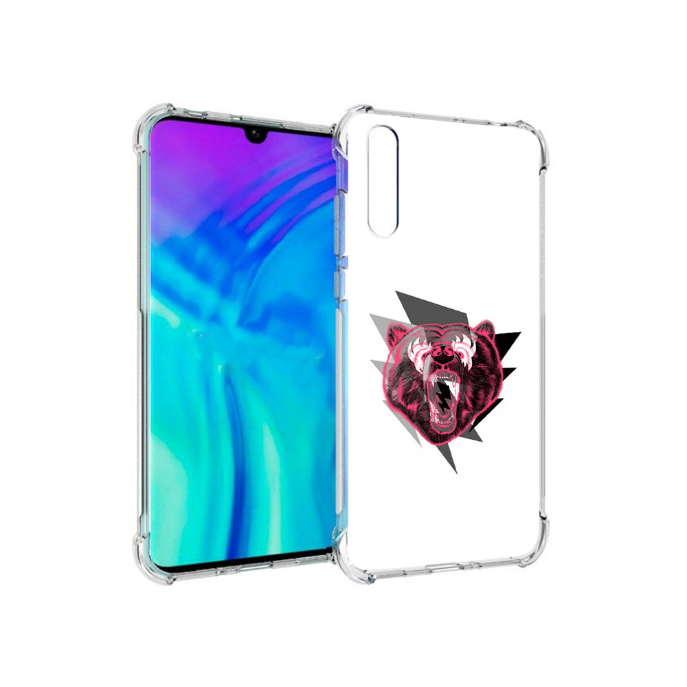 

Чехол MyPads Tocco для Huawei Enjoy 10s грозовой медведь, Прозрачный, Tocco