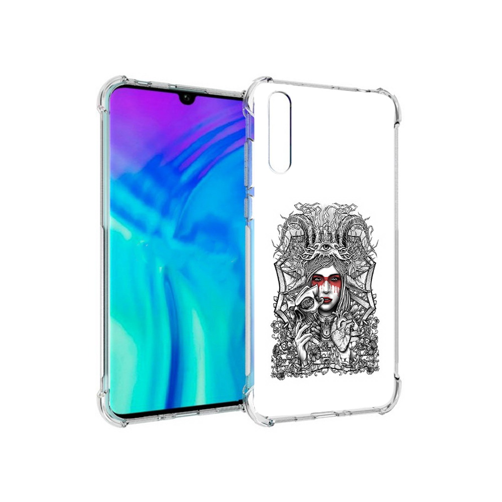 

Чехол MyPads Tocco для Huawei Enjoy 10s грусная девушка, Прозрачный, Tocco