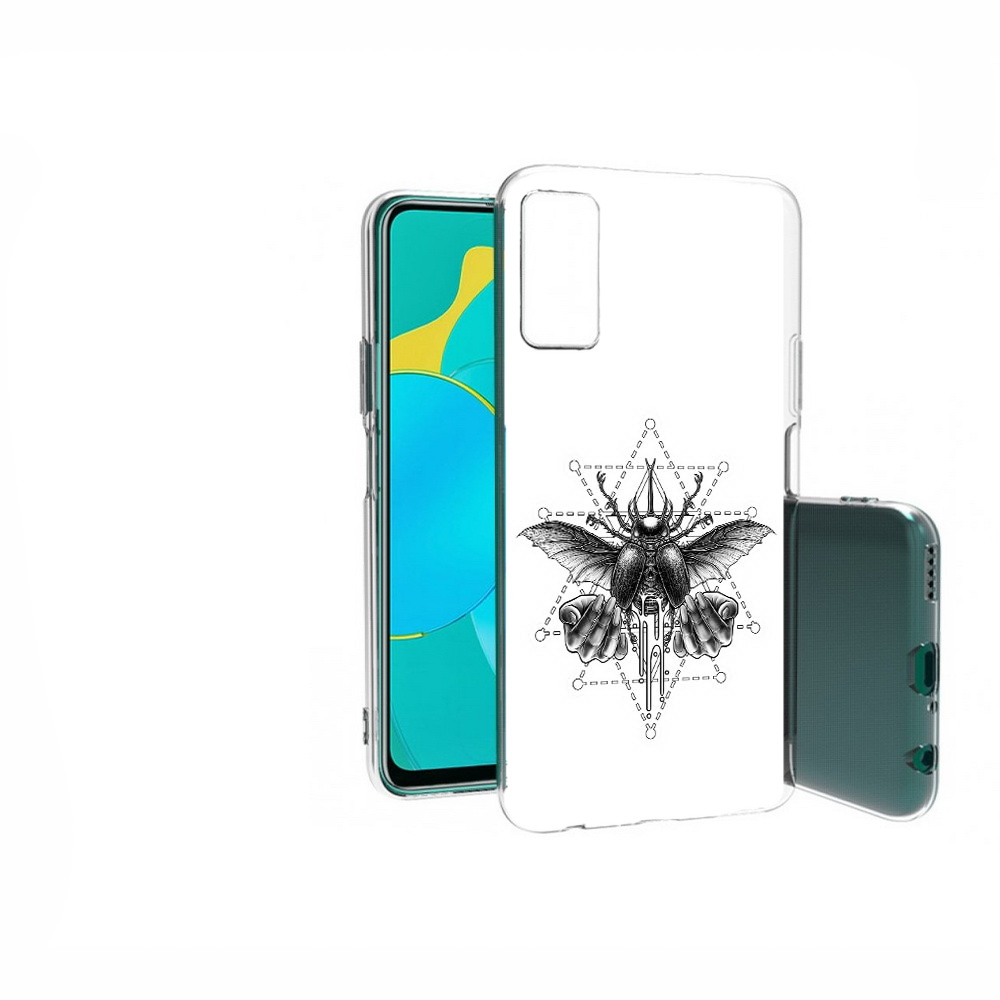 

Чехол Mypads Скарабей Для Honor 30S (Cdy-Nx9A) Про, Прозрачный, Tocco