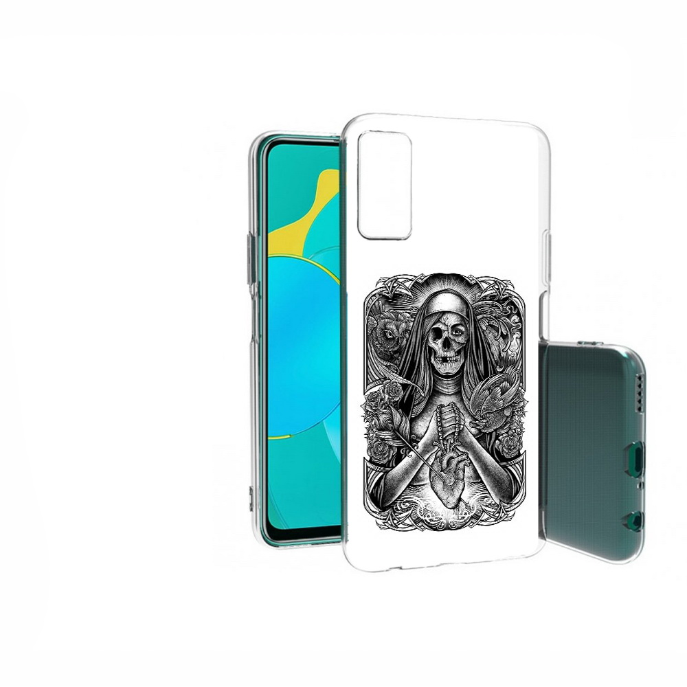 

Чехол Mypads Скелет С Сердцем Для Honor 30S (Cdy-N, Прозрачный, Tocco