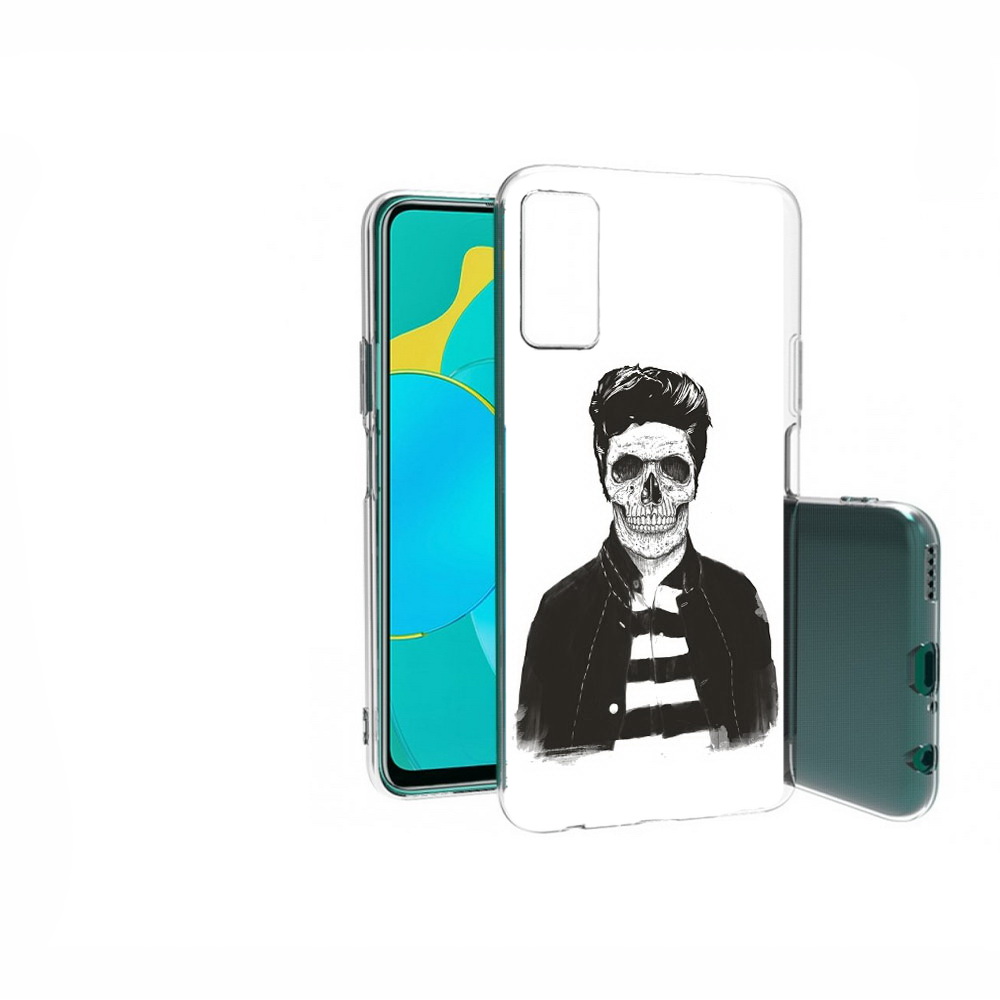 

Чехол MyPads Tocco для Huawei Honor 30S скелет, Прозрачный, Tocco