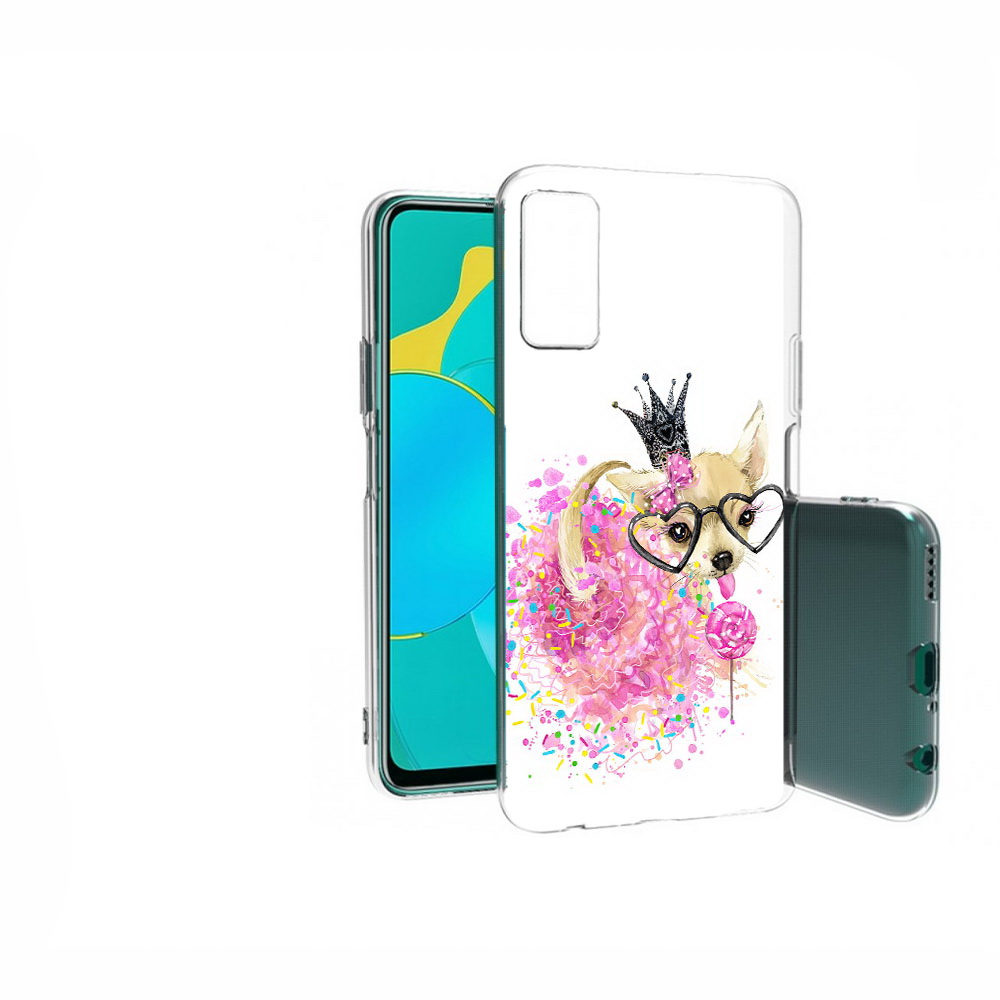 

Чехол MyPads Tocco для Huawei Honor 30S сладкая принцесса, Прозрачный, Tocco