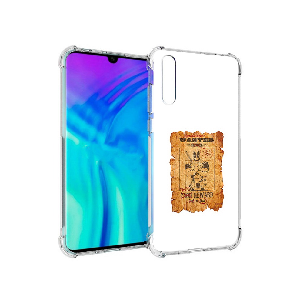 

Чехол MyPads Tocco для Huawei Enjoy 10s дедпул, Прозрачный, Tocco