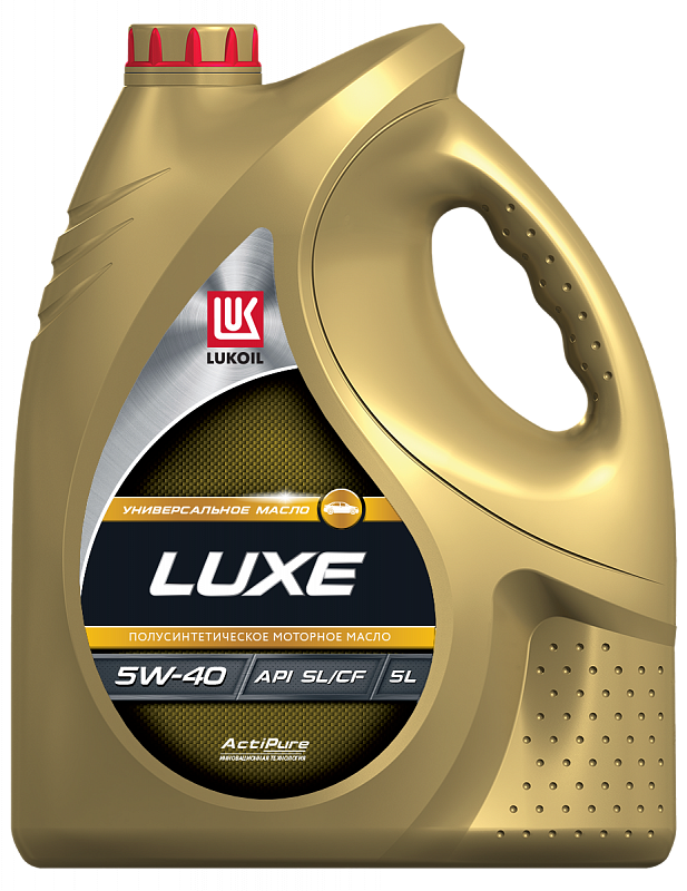 Моторное масло Lukoil полусинтетическое Люкс SL/CF 5W40 5л