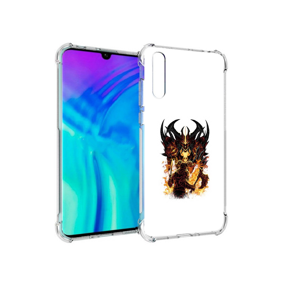 

Чехол MyPads Tocco для Huawei Enjoy 10s демон shadow fiend, Прозрачный, Tocco