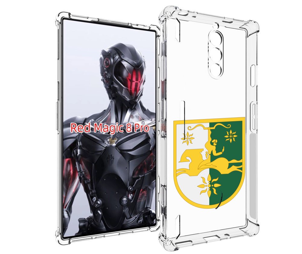 Чехол MyPads герб-абхазии для ZTE Nubia Red Magic 8 Pro / Red Magic 8 Pro Plus