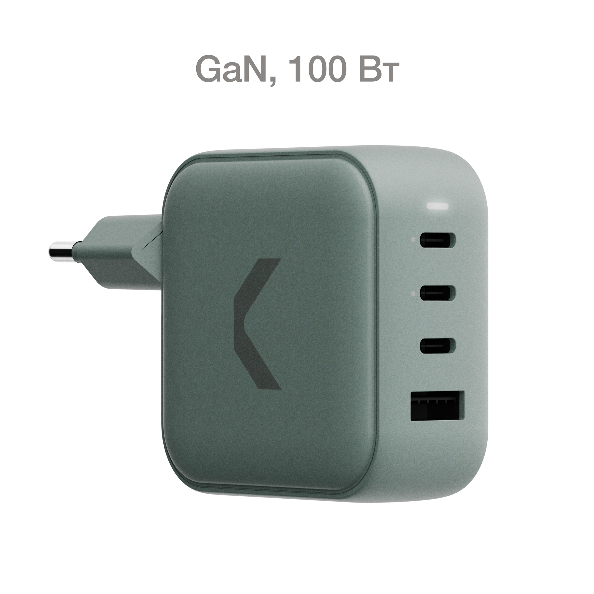 Сетевое зарядное устройство Commo 3xUSB Type-C, 1x USB Type A 3 А серый