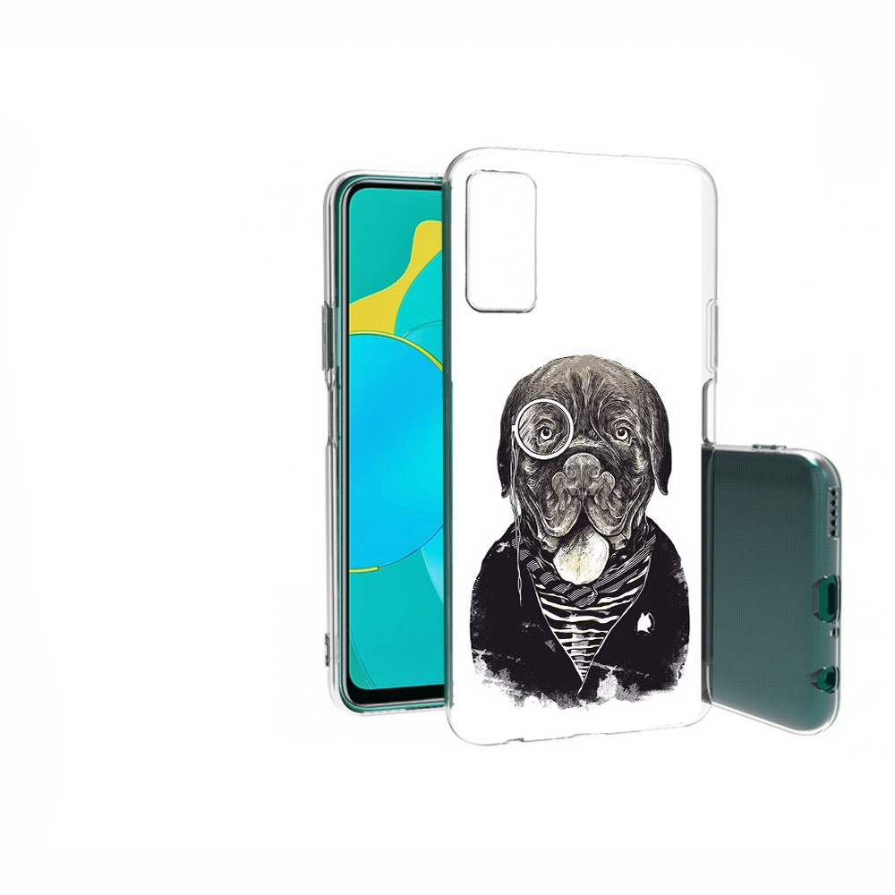 

Чехол MyPads Tocco для Huawei Honor 30S солидный песик, Прозрачный, Tocco